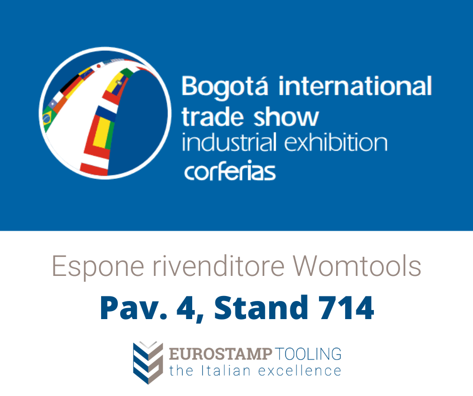 Informazioni sull'esposizione di Womtools presso la Feira Internacional de Bogotà 2022